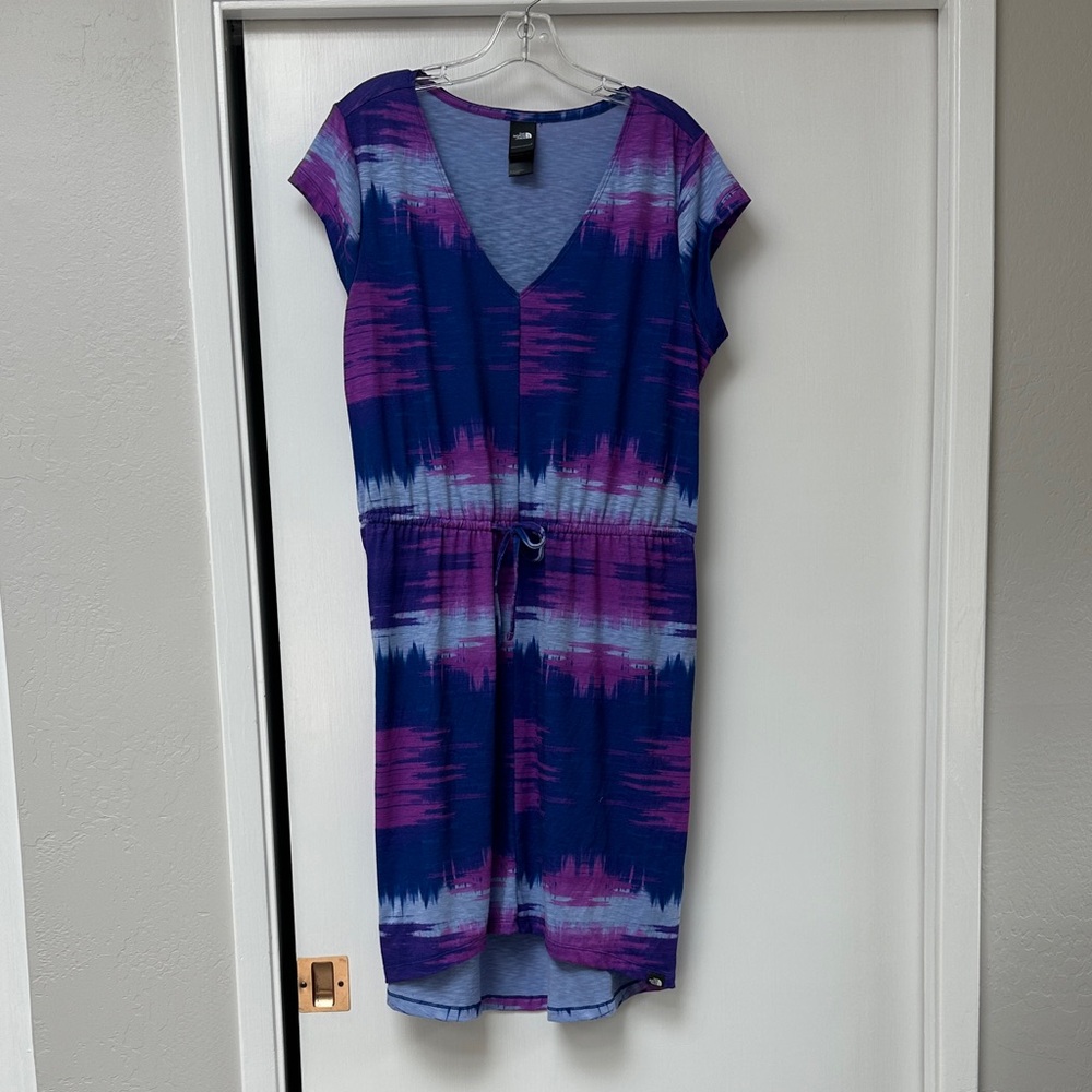 The North Face Blue and Purple Midi Dress